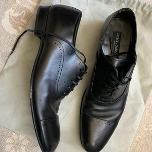 Dolce Gabanna black leather  for men